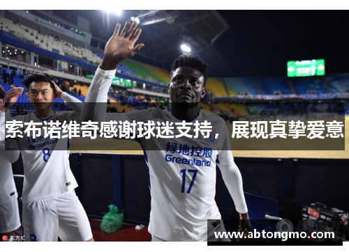 索布诺维奇感谢球迷支持，展现真挚爱意